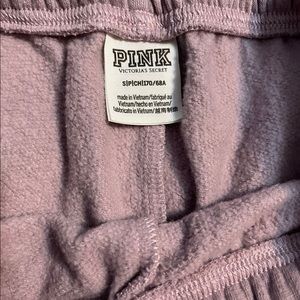 Pink turtle neck sweater and joggers